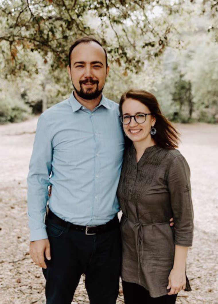 Ryan and Anna Corbett in Puget-sur-Argens, France, in September 2021.