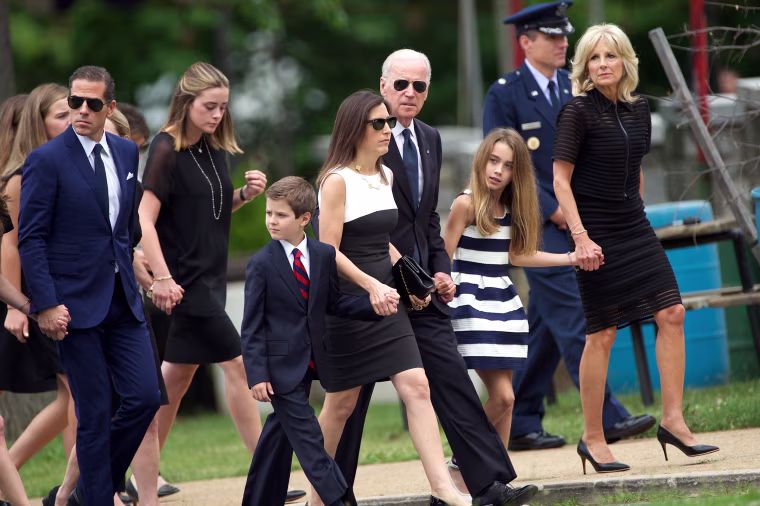 Beau Biden funeral, biden family