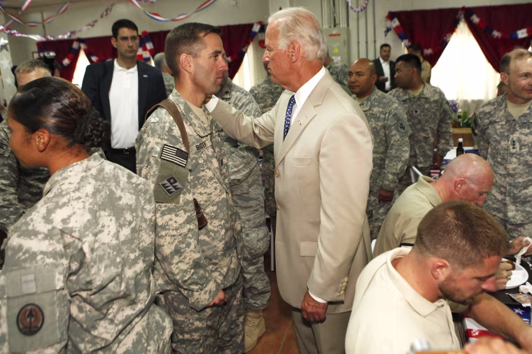 US Vice-President Joe Biden Visits Iraq, speaks with Beau Biden