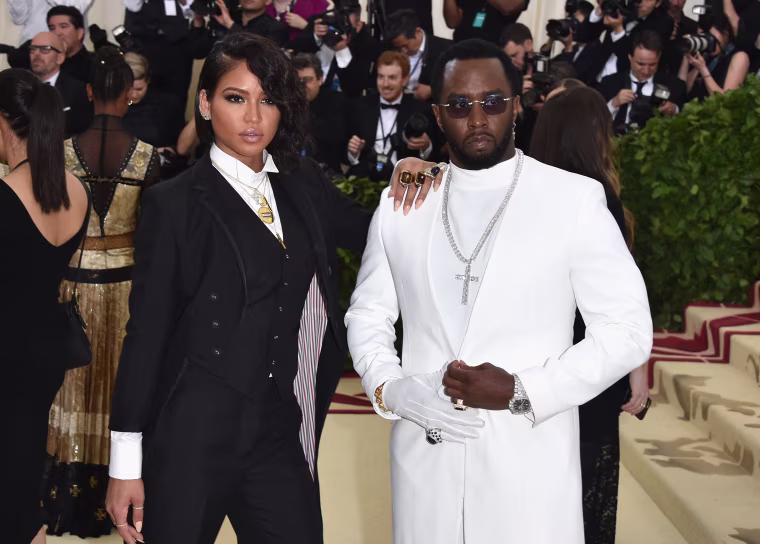 Cassie Ventura and Sean "Diddy" Combs at the Met Gala in New York City