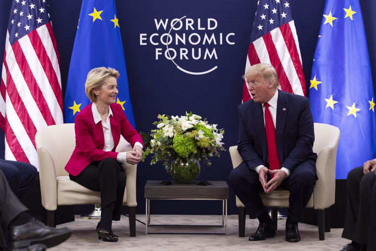 Donald Trump,Ursula von der Leyen