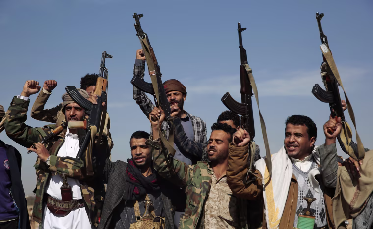 Houthi supporters in Yemen