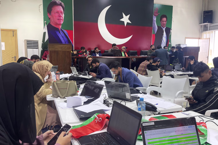 Millions of Pakistanis began voting February 8 in an election marred by allegations of poll rigging, with the country's most popular politician in jail and a military-favoured candidate tipped to win.