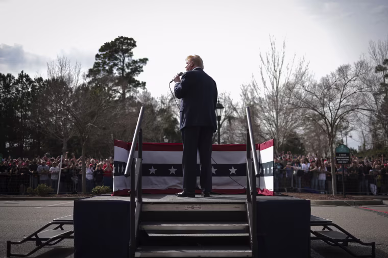 Former President Trump Holds Campaign Rally In Conway, South Carolina