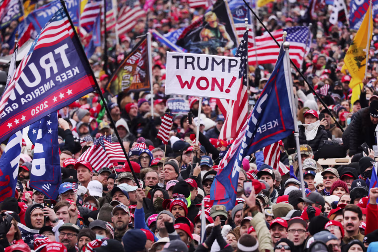 Trump Supporters Hold "Stop The Steal" Rally In DC Amid Ratification Of Presidential Election