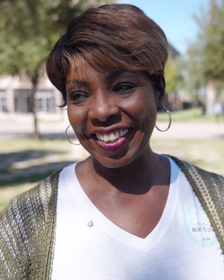 Lori Zee Gray smiles