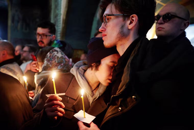 Funeral of Russian opposition leader Alexei Navalny
