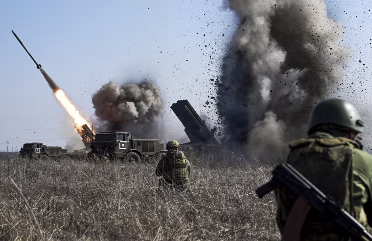 Russia Ukraine Military Operation Artillery Unit