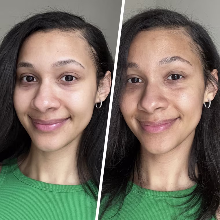 Before (left) and after (right)