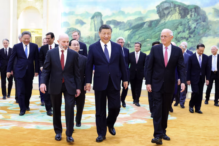 Chinese President Xi meets with American CEOS