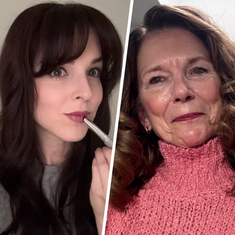 Shannon Garlin and Susan Cocchi wearing Clinique Almost Lipstick in Black Honey