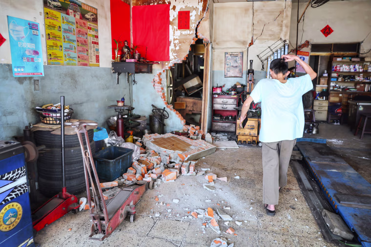 Taiwan Earthquake Damage