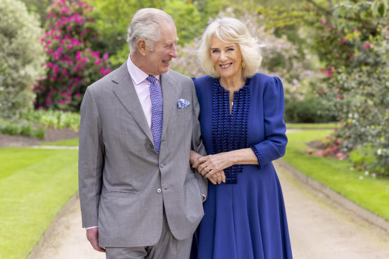 Image: Britain's King Charles III and Queen Camilla
