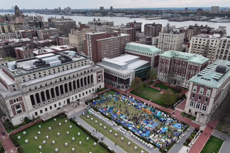 Pro-Palestinian students' protests in Columbia University continue despite arrests