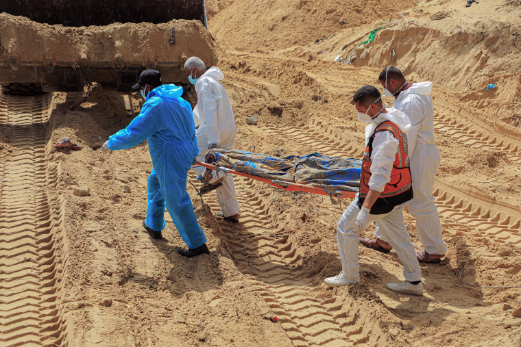 The Palestinian death toll in the Gaza Strip from ongoing Israeli attacks has risen to 34,183, the Hamas-run Health Ministry said on Tuesday. 