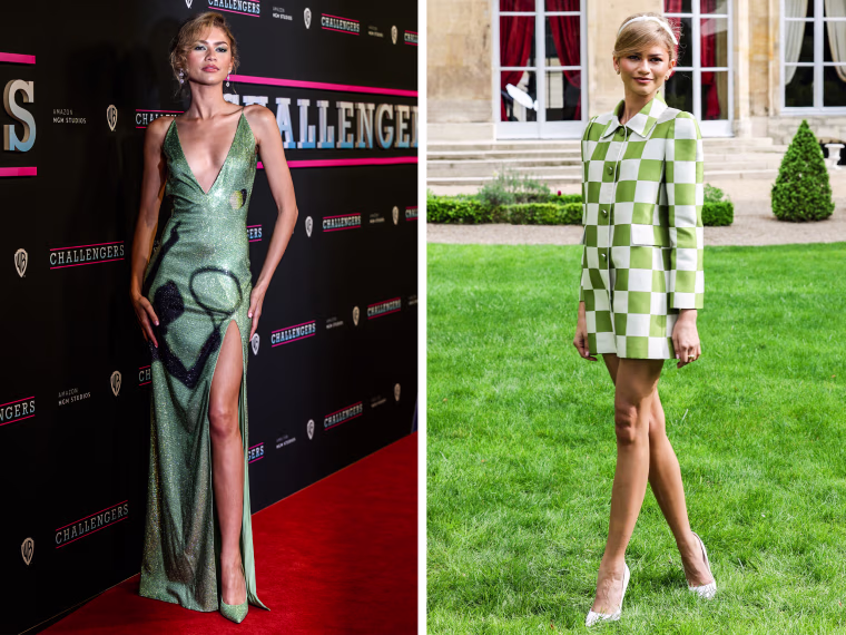 Zendaya at the Australian premiere in Sydney on March 26, and the French premiere in Paris on April 6.