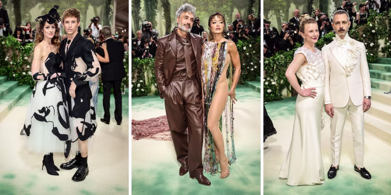 Hannah Bagshawe and Eddie Redmayne, Taika Waititi and Rita Ora, Emma Wall and Jeremy Strong