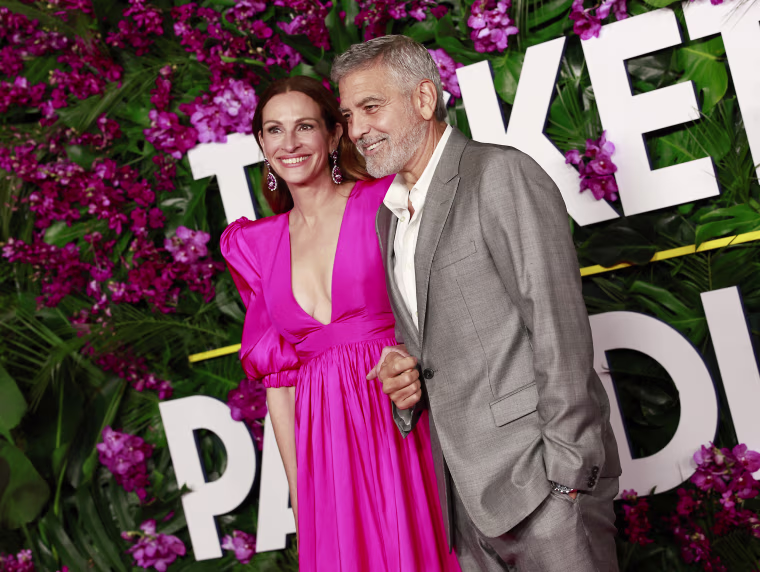Julia Roberts and George Clooney