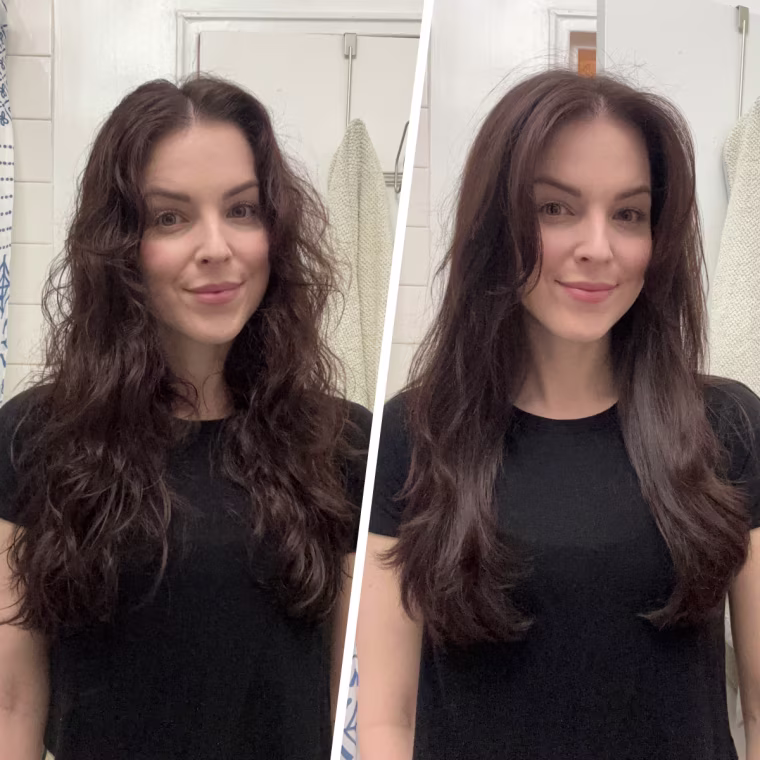 Before (left) and after (right)