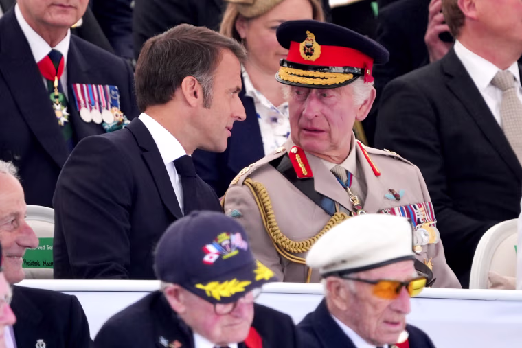 Image: King Charles III And Queen Camilla Attend The UK D-Day80 National Commemorative Event In Normandy