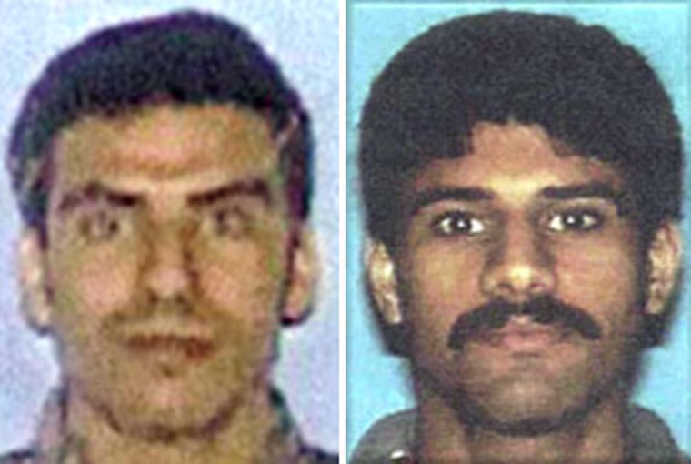 Sept. 11 hijackers
Khalid al-Mihdhar, lef, and Nawaf al-Hazmi.