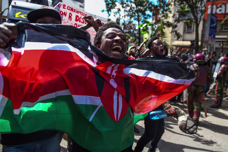 Protest against tax hike in Kenya