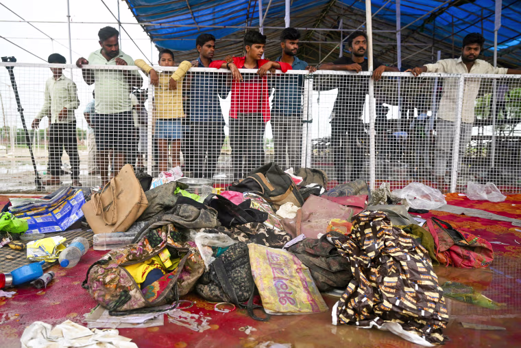 Image: India Religion religious stampede aftermath