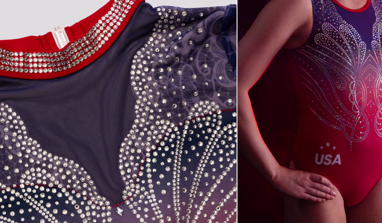 The USA Elegance Competition Leotard.