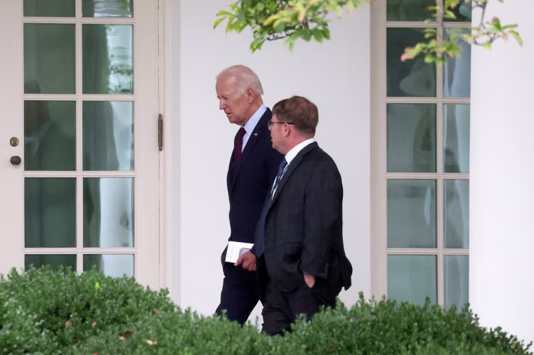U.S. President Joe Biden at the White House in Washington Kevin O'Connor physician