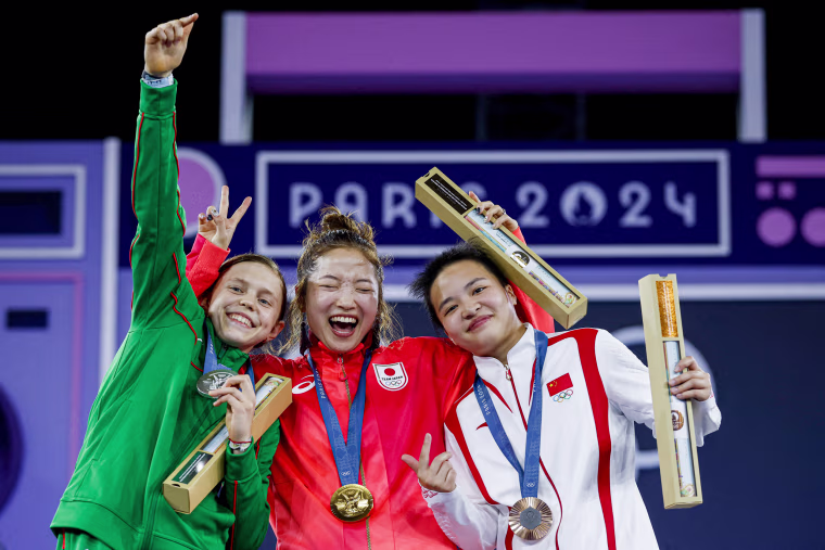 Lithuania's Dominika Banevič known as Nicka, Japan's Ami Yuasa known as Ami, and China's Liu Qingyi known as 671.
