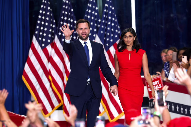 Image: JD vance usha politics political politician