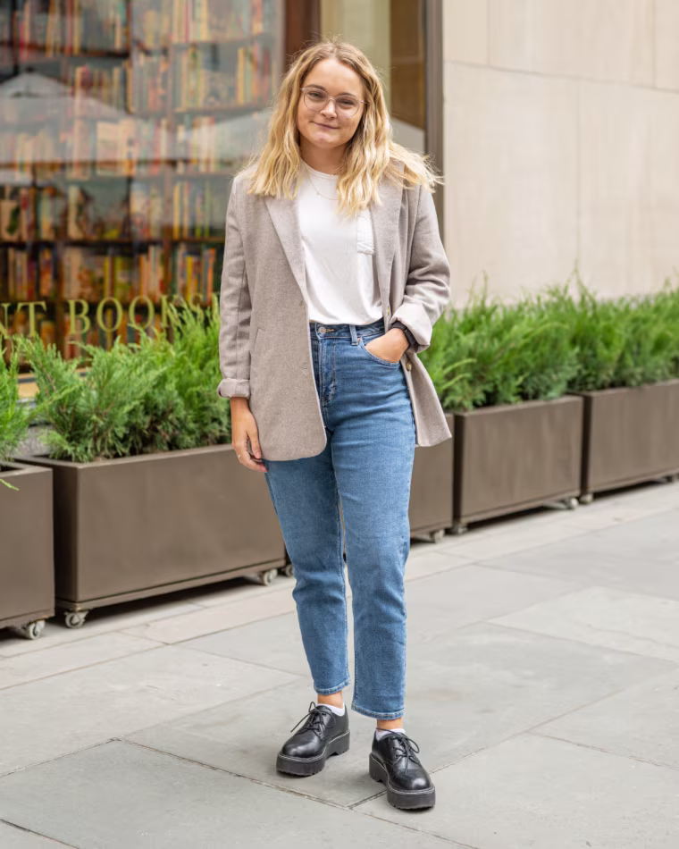 AE Stretch Mom Jeans