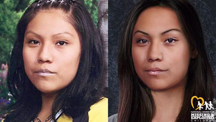 Tiffany Reid and an age-progression to 34 years old