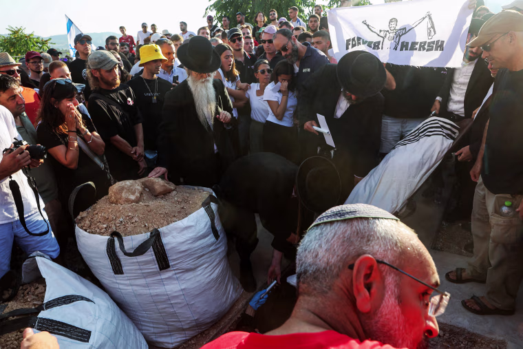 The six were among 251 hostages seized during Hamas's October 7 attack that triggered the ongoing war between Israel and Hamas.