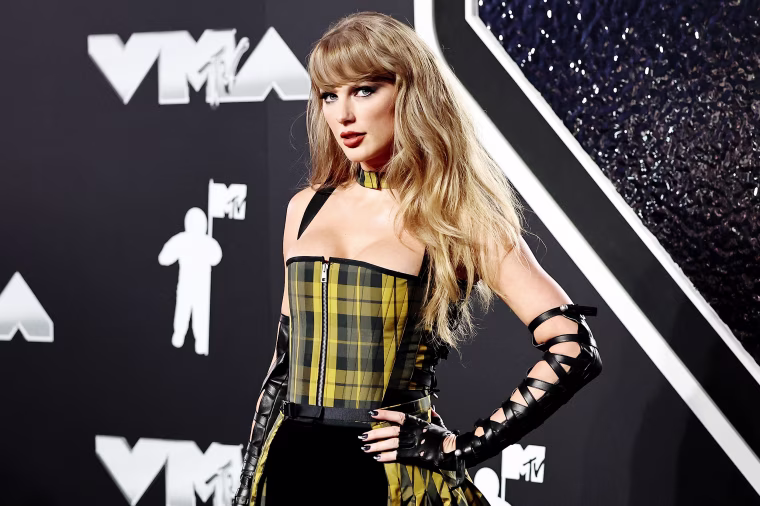 Taylor Swift attends the 2024 MTV Video Music Awards at UBS Arena on September 11, 2024 in Elmont, New York.