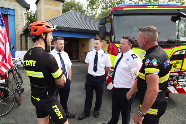NY Firefighters in Ireland