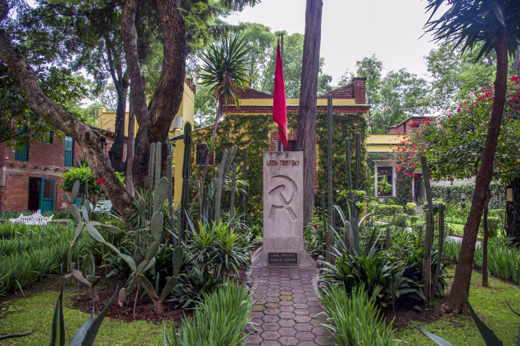 Leon Trotsky's grave.