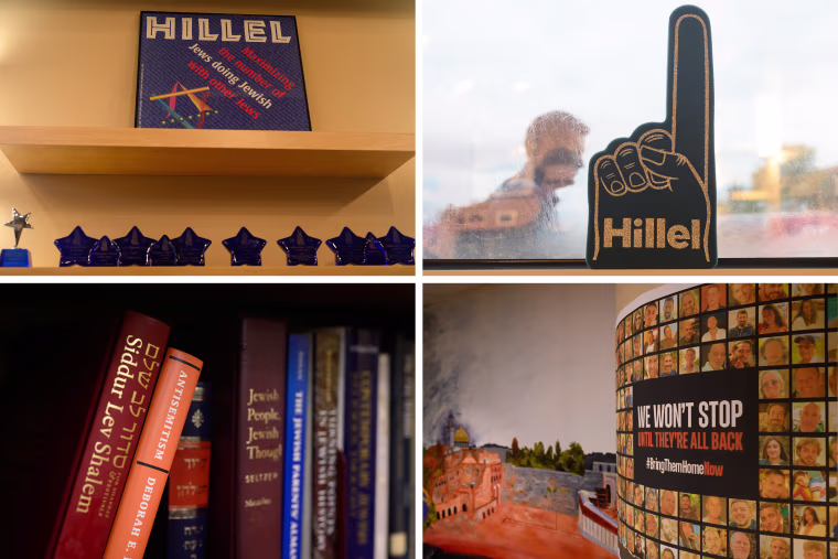 Inside the Hillel Jewish University Center of Pittsburgh on Sept. 24. Hillel is a century-old mainstream Jewish organization at more than 600 colleges and universities nationwide that supports Jewish life on campus.