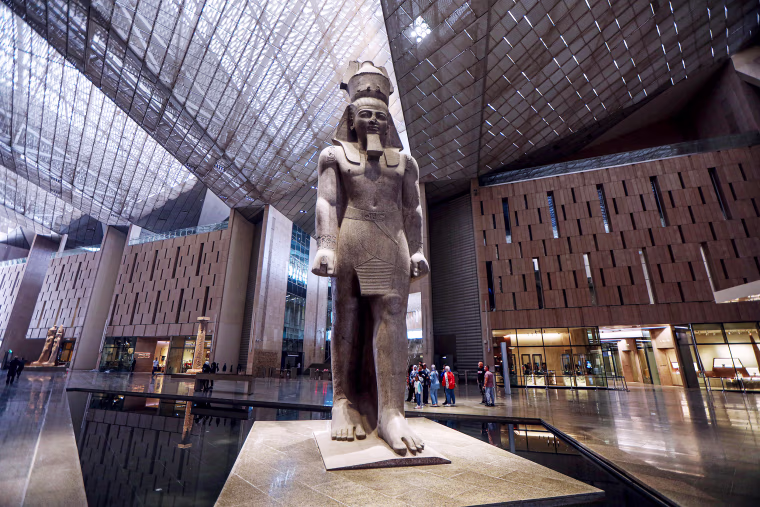 Egypt Giza Grand Egyptian Museum View - 20 Nov 2023