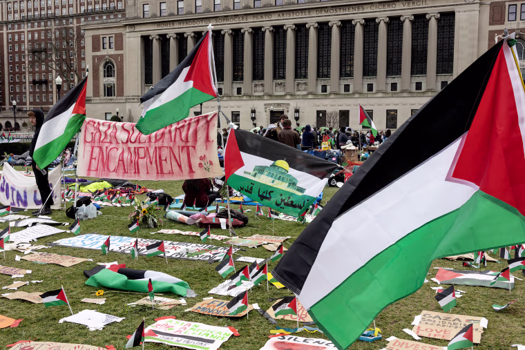 Pro Palestine Columbia students continue occupation of campus