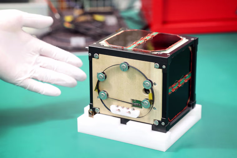 The world's first wooden satellite has blasted off on a SpaceX rocket, its Japanese developers said on November 5, 2024, part of an resupply mission to the International Space Station.