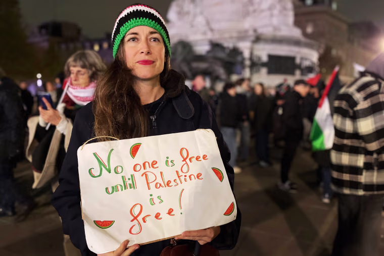 Pro-Palestinian protests in Paris