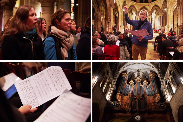 Notre Dame Choir in Paris