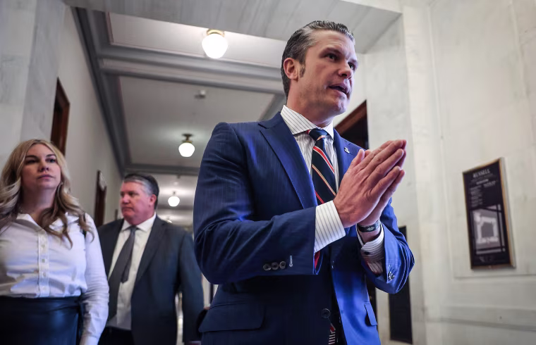 Image: Vice President-Elect JD Vance On Capitol Hill For Lawmaker Meetings With Defense Secretary Nominee Pete Hegseth
