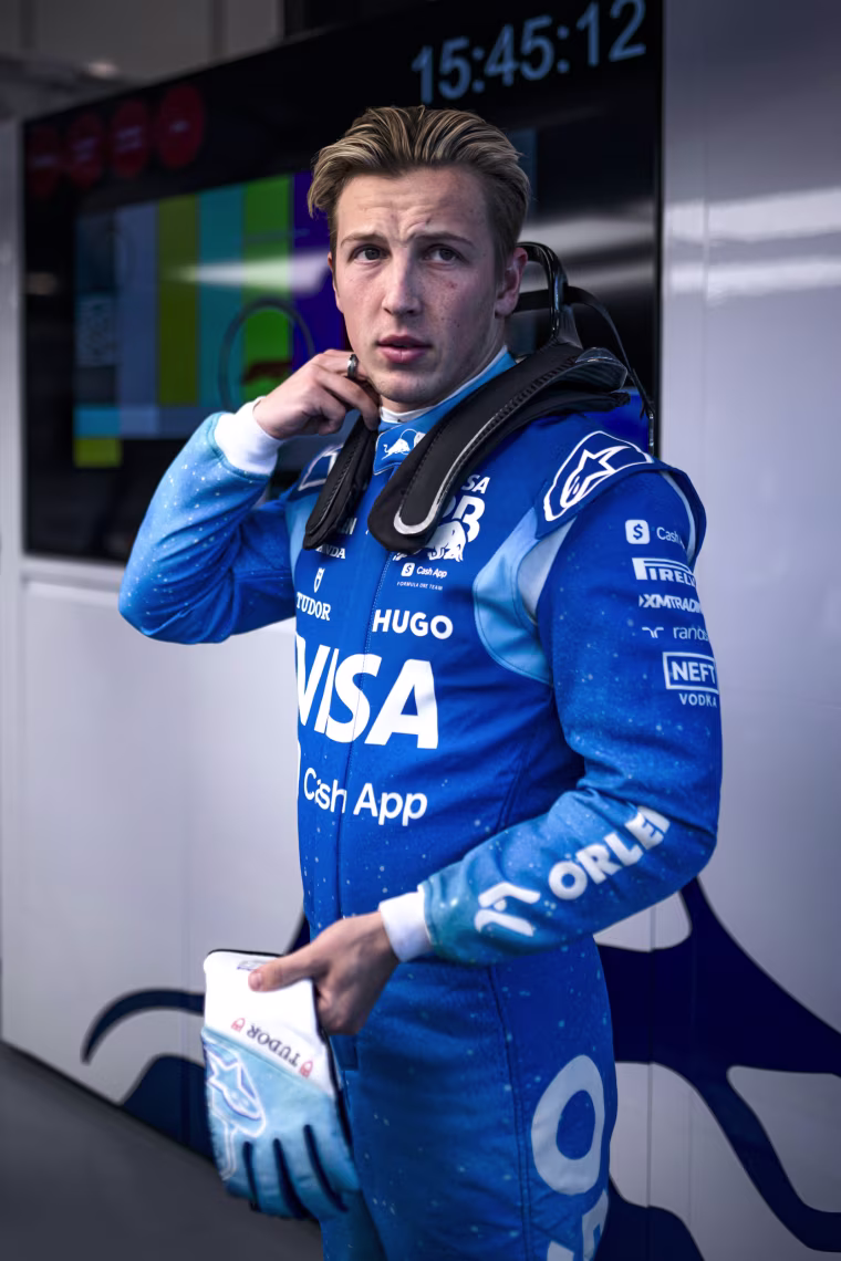 Image: Liam Lawson of New Zealand and Visa Cash App RB 
