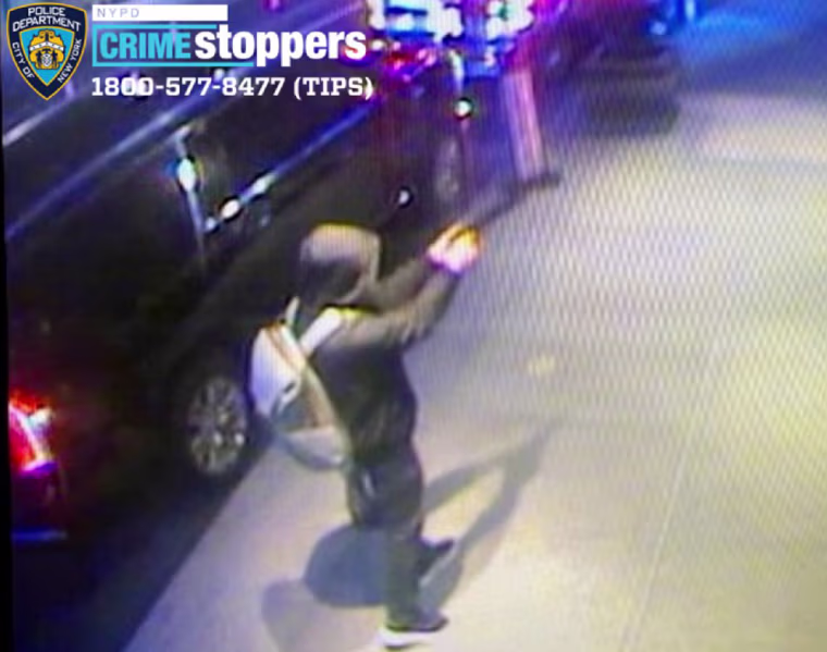 An image from a surveillance camera shows the individual sought in connection to the shooting of UnitedHealthCare CEO Brian Thompson in New York.