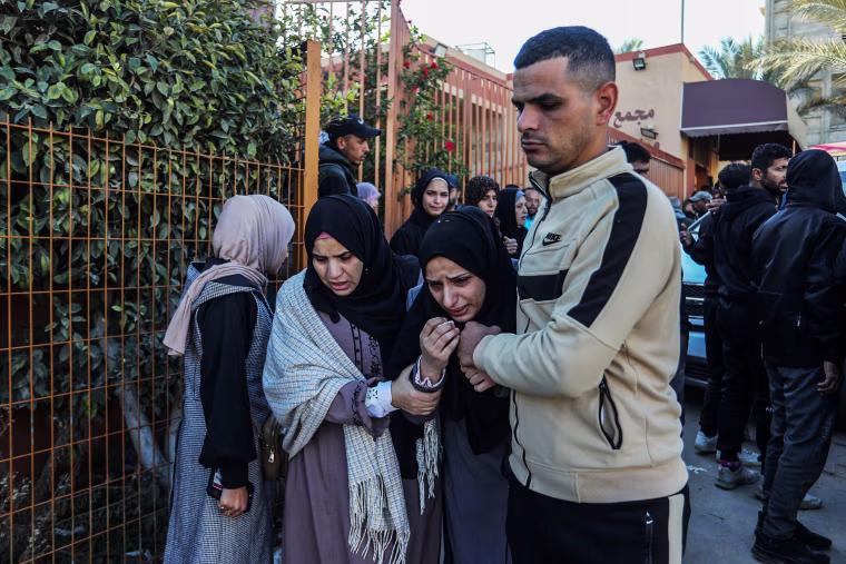 Children among 15 Palestinians killed in Israeli attack on southern Gaza shelter