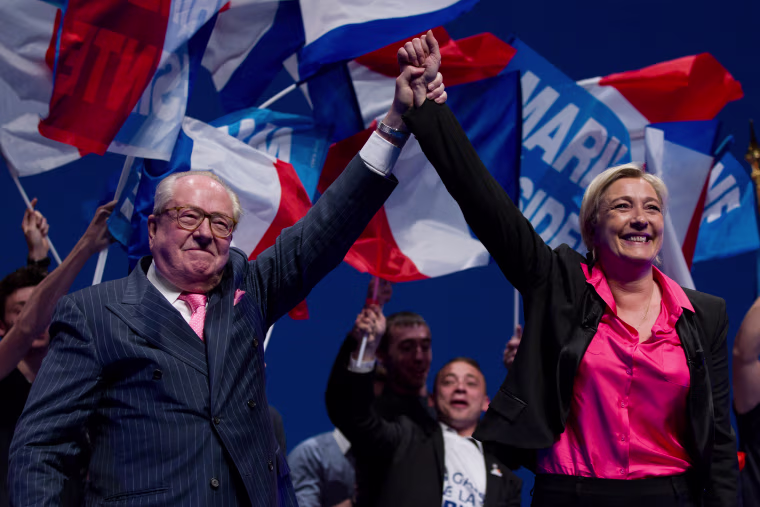 Marie Le Pen Campaigns Ahead of Elections