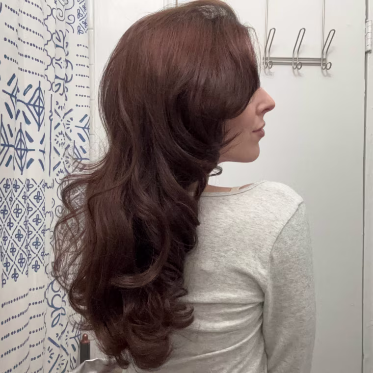 After leaving in Conair Xtreme Ceramic Hot Rollers in hair for 20 minutes.