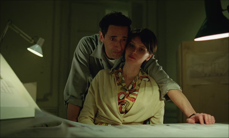 The Brutalist starring Adrien Brody